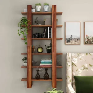 Preston Wall Shelf ( Honey Finish )