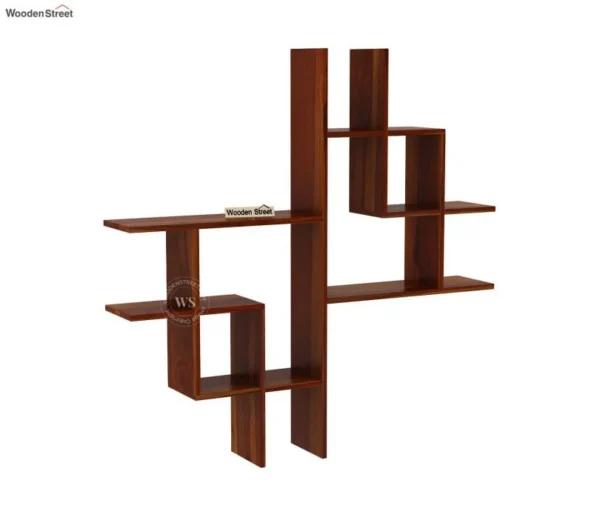 Retica Wall Shelf ( Honey Finish ) - Image 2