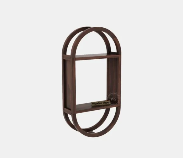 Samika Sheesham Wood Wall Shelf ( Walnut Finish ) - Image 2