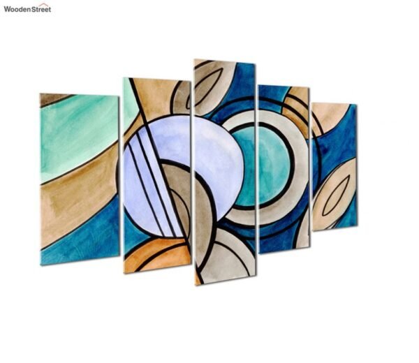 Modern Velvet Art Panels - Set of 5 Frames - Image 3