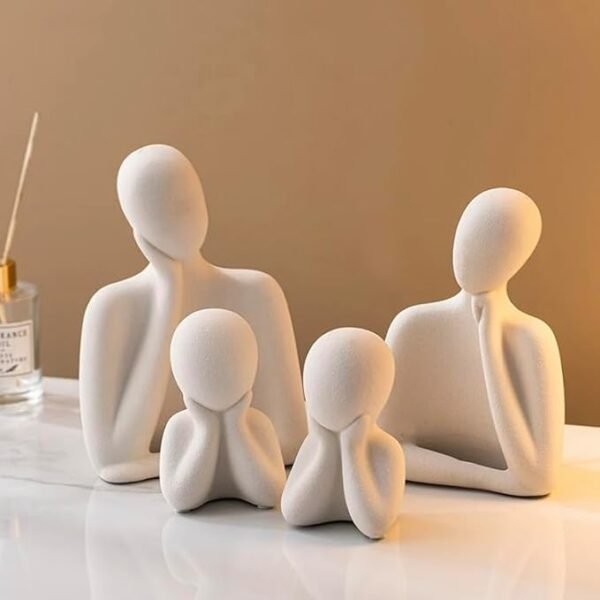 Ceramic Thinker Sculpture