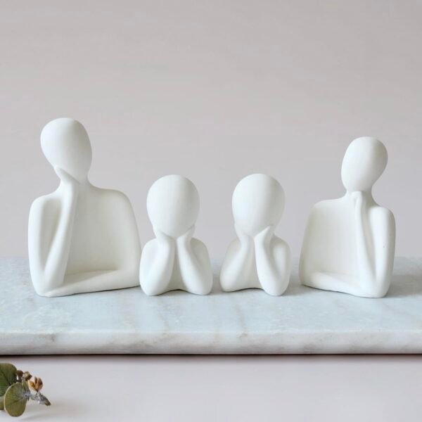 Ceramic Thinker Sculpture - Image 3