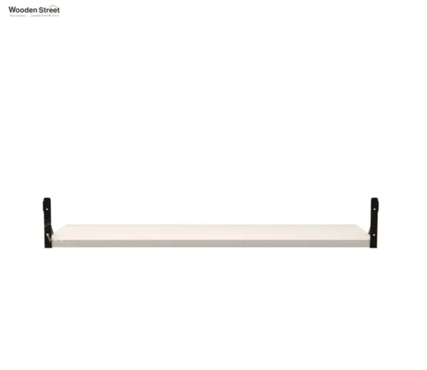 Aloft Wall Shelf With Bracket, Modern Wood & Metal Wall Mounted Shelves For Living - Image 5