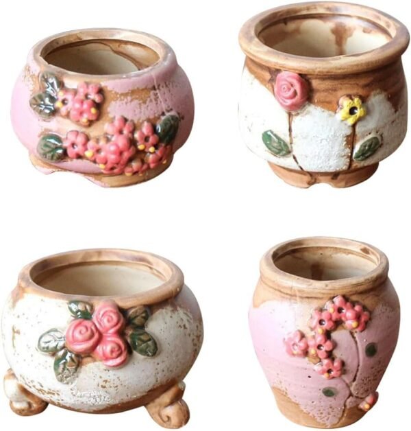 Small Succulent Flower Pot Cement Flower Pot Mini Ceramic