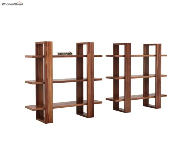 Preston Wall Shelf ( Honey Finish ) - Image 3