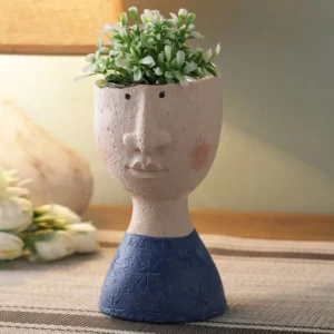 Blue Potrait Planter