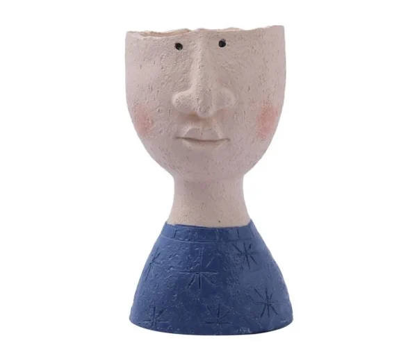 Blue Potrait Planter - Image 4