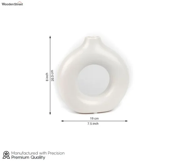 Polymera Ceramic Donut Vase- Set of 3 - Image 5