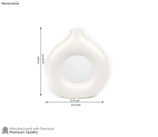 Polymera Ceramic Donut Vase- Set of 3 - Image 4