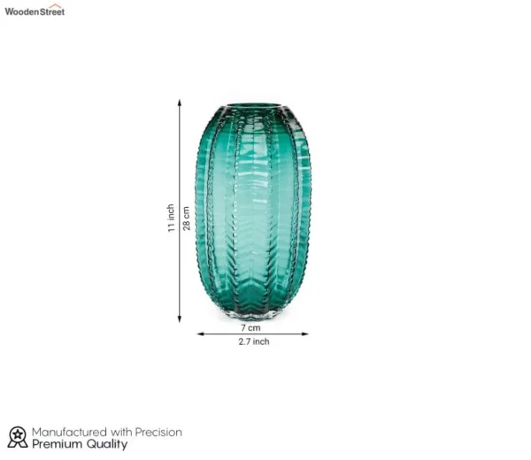 Verdant Glass Vase - Image 3