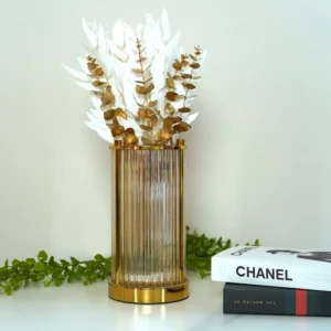Bloom Golden Shelter Vase