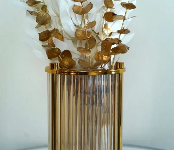 Bloom Golden Shelter Vase - Image 3