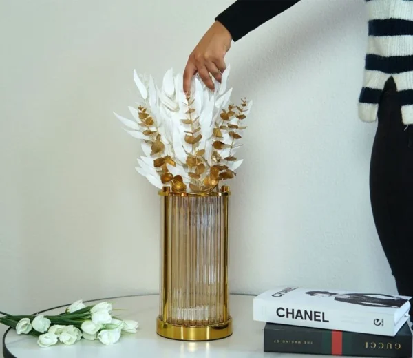 Bloom Golden Shelter Vase - Image 5